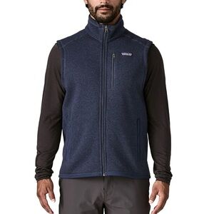 Patagonia Men's Better Sweater Fleece Full-Zip Vest Navy Blue Size XXL